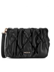 MEXX Torebka MEXX-B-022-06 Czarny. Czarne listonoszki damskie Mexx, bez wzorów, z materiału, bez dodatków. Za 125.99 zł.