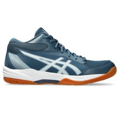 Buty siatkarskie męskie Asics Gel-task Mt 4. Białe buty sportowe męskie Asics, z materiału, bez zapięcia, do siatkówki. Za 708.00 zł.