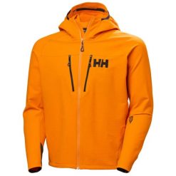 Kurtka wodoodporna z kapturem Helly Hansen Odin Pro Shield. Brązowe kurtki snowboardowe męskie Helly Hansen, m, bez wzorów, z kapturem, narciarskie. Za 941.00 zł.
