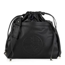 Torebka Beverly Hills Polo Club. Czarne torebki do ręki damskie Beverly Hills Polo Club, bez wzorów, bez dodatków. Za 174.99 zł.
