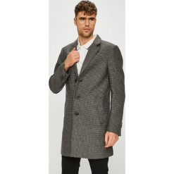 Tom Tailor Denim - Płaszcz. Szare płaszcze męskie Tom Tailor Denim, z bawełny, klasyczne. W wyprzedaży za 339.90 zł.