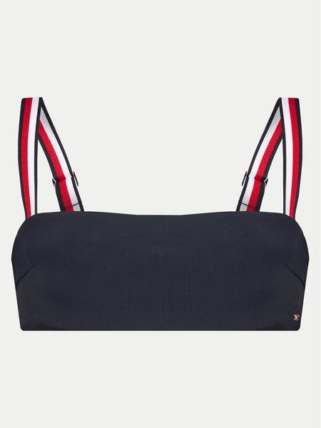 Tommy Hilfiger Góra od bikini UW0UW05291 Granatowy. Niebieskie bikini damskie Tommy Hilfiger, bez wzorów. Za 129.99 zł.