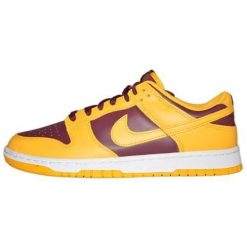 Buty do chodzenia męskie Nike Dunk Low Retro. Żółte buty sportowe męskie Nike, z gumy, bez zapięcia, trekkingowe. Za 501.00 zł.
