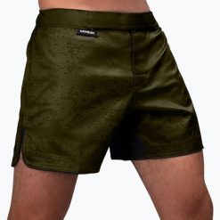 Spodenki treningowe męskie Hayabusa Hex Mid-Thigh. Zielone krótkie spodenki sportowe męskie HAYABUSA, m, bez wzorów. Za 329.99 zł.