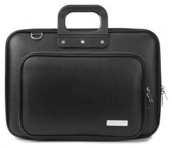 Torba Bombata Plus Classic 15''-16'' black. Czarne torby na laptopa męskie Bombata, bez wzorów. Za 369.00 zł.