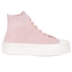 Buty do chodzenia damskie Converse A04663C. Czerwone obuwie sportowe damskie Converse, bez wzorów, z materiału, trekkingowe. W wyprzedaży za 366.60 zł.