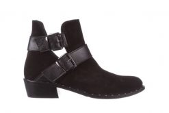 Botki Bayla-195 19K-802 Siyah Black 195019, Czarny, Skóra naturalna - 36. Czarne botki damskie Bayla, z jeansu, boho, bez obcasa, bez zapięcia. W wyprzedaży za 179.10 zł.