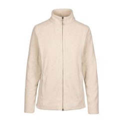 Trespass Reply - Polar damski At200 Cream Blush Marl. Białe kurtki sportowe damskie Trespass, bez wzorów, z polaru, bez kaptura, do jazdy konnej. Za 260.99 zł.