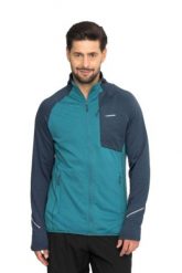Bluza trekkingowa męska Birger Midlayer. Niebieskie bluzy męskie Viking, l, bez wzorów, z materiału, bez kaptura. Za 319.90 zł.