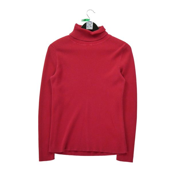 Damski sweter z golfem czerwony. Czerwone swetry damskie Ralph Lauren, l, bez wzorów, bez kołnierzyka, bez ramiączek, bez kaptura. Za 59.60 zł.