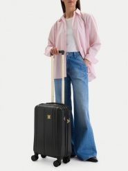 Nine West Walizka kabinowa CEO-NW-S-003-09 BLACK Czarny. Czarne walizki damskie Nine West, bez wzorów. Za 299.99 zł.