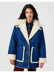 WRANGLER DAMSKA KURTKA JENSOWA WRANGE COAT UNWORN 112356499 W41X008632. Kurtki damskie Wrangler, m, bez wzorów, bez kaptura. Za 459.99 zł.