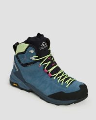 Buty damskie Dolomite CRODAROSSA LEATHER HIGH GTX DENIM BLUE 924. Niebieskie trekkingi damskie Dolomite, przed kolano, trekkingowe, gore-tex. Za 1,019.99 zł.