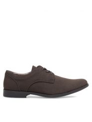 Lanetti Półbuty M16SS025-30 Brązowy. Brązowe eleganckie półbuty Lanetti, ze skóry, wizytowe, bez zapięcia. Za 103.99 zł.