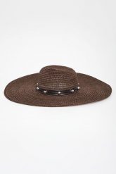 Kapelusz damski słomkowy LIU JO. Żółte czapki i kapelusze damskie Liu Jo, bez wzorów. Za 199.00 zł.