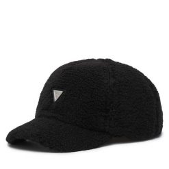 Czapka z daszkiem Guess. Czarne czapki i kapelusze damskie Guess, z aplikacjami. Za 134.99 zł.