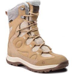 Śniegowce JACK WOLFSKIN - Thunder Bay Texapore High W 4020521 Sandstone. Szare kozaki damskie marki QUECHUA, z poliesteru. W wyprzedaży za 439.00 zł.