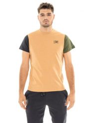 Koszulka męska Leone 1947 Apparel Color Block z krótkim rękawem z małym logo. Brązowe koszulki sportowe męskie LEONE 1947 APPAREL, m, bez wzorów, z bawełny, bez kołnierzyka, bez ramiączek, na fitness i siłownię. Za 168.40 zł.