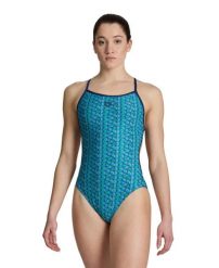 Strój Kąpielowy damski Arena Starfish Swimsuit Lace. Niebieskie kostiumy jednoczęściowe damskie Arena, s, bez wzorów, z koronki, eleganckie, na fitness i siłownię. Za 200.99 zł.