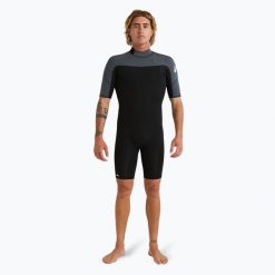 Pianka do pływania męska Quiksilver Everyday Sessions 2/2 mm Back Zip Springsuit. Czarne buty sportowe męskie Quiksilver, bez zapięcia, rowerowe. Za 429.99 zł.