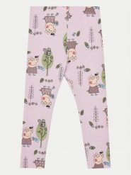 NAME IT Legginsy 13238552 Różowy Slim Fit. Czerwone legginsy dla dziewczynek Name it, bez wzorów, z bawełny. Za 49.99 zł.