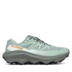 Buty do biegania Salomon. Zielone buty sportowe męskie Salomon, z gore-texu, bez zapięcia, do biegania, gore-tex. Za 649.99 zł.