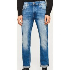 Jeansy slim fit - Niebieski. Niebieskie jeansy męskie Reserved. Za 169.99 zł.