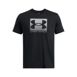 Koszulka sportowa męska Under Armour 1386793001. Czarne koszulki sportowe męskie Under Armour, m, bez wzorów, bez kołnierzyka, bez ramiączek. Za 109.00 zł.