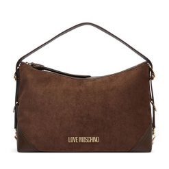 Torebka LOVE MOSCHINO. Brązowe torebki do ręki damskie Love Moschino, bez wzorów, klasyczne, bez dodatków. Za 949.99 zł.