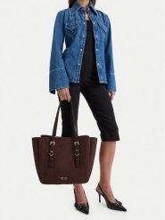 Nine West Torebka EO-STEEL ROSE-LDA9417 Brązowy. Brązowe torebki do ręki damskie Nine West, bez wzorów, z materiału, bez dodatków. Za 329.99 zł.