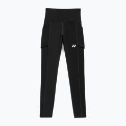 Legginsy treningowe YONEX 42026 Practice W. Czarne legginsy damskie YONEX, m, bez wzorów, z elastanu, na fitness i siłownię. Za 399.99 zł.