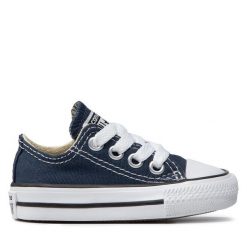 Trampki Converse. Niebieskie trampki i tenisówki chłopięce Converse, bez wzorów, bez zapięcia. Za 159.99 zł.
