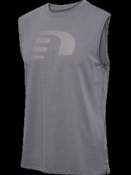 Hummel nwlLOGO TANK TOP — bezrękawnik z bio-bawełny. Brązowe t-shirty męskie Hummel, xl, bez wzorów, z bawełny, sportowe, bez kołnierzyka. Za 149.00 zł.