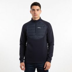 Softee Goal Storm Bluza Męska z Ociepleniem 3/4 Rękaw. Niebieskie bluzy męskie 25TH HOUR, l, bez wzorów, z poliesteru, bez kaptura. Za 177.99 zł.