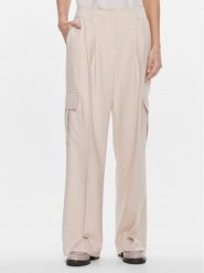 Herskind Spodnie materiałowe Louise 5011993 Beżowy Relaxed Fit. Brązowe spodnie materiałowe damskie Herskind, bez wzorów, z materiału. Za 759.99 zł.