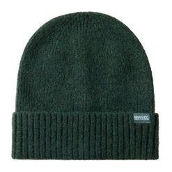 Czapka basic ribbed damska Regatta. Zielone czapki i kapelusze damskie Regatta, bez wzorów, z elastanu. Za 95.00 zł.