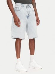 Volcom Szorty jeansowe Billow A2012200 Niebieski Relaxed Fit. Niebieskie szorty męskie Volcom, m, bez wzorów, z bawełny. Za 219.99 zł.