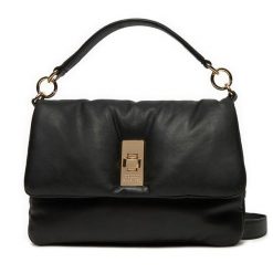 Torebka Tommy Hilfiger. Czarne torebki do ręki damskie Tommy Hilfiger, bez wzorów, klasyczne, bez dodatków. Za 629.99 zł.