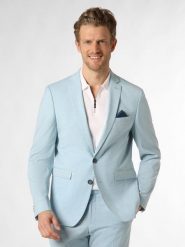 Finshley & Harding kurtka modułowa - Oakland Mężczyźni Slim Fit niebieski, 48. Niebieskie kurtki męskie Finshley & Harding, m, bez wzorów, biznesowe, bez kaptura. Za 479.95 zł.