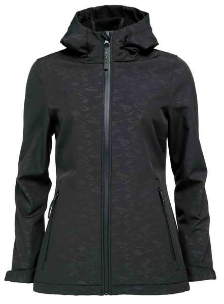 Damska kurtka softshell Loap Lumara czarna. Czarne kurtki damskie ÀLG, na jesień, m, bez wzorów, z softshellu, bez kaptura. Za 351.99 zł.