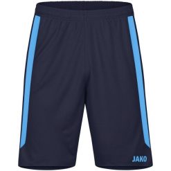 Szorty Jako Power. Niebieskie szorty sportowe damskie Jako, bez wzorów, sportowe, do piłki nożnej. Za 168.50 zł.
