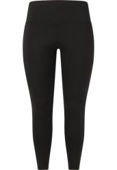 Damskie legginsy Q Sportswear Thalia. Czarne legginsy damskie ENDURANCE Q, bez wzorów, z materiału, do biegania. Za 218.00 zł.