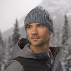 Czapka Ayo czapka zimowa męska beanie polar ciepła z merynosów. Szare czapki i kapelusze męskie Eisbar, na zimę, bez wzorów, z dzianiny, eleganckie. Za 196.30 zł.