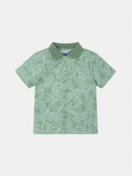 Mayoral Polo 3110 Zielony Regular Fit. Zielone t-shirty dla chłopców Mayoral, bez wzorów, z bawełny, bez ramiączek. Za 59.99 zł.