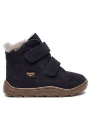 Froddo Kozaki Zeru Tex Furry Barefoot G2110149 M Niebieski. Niebieskie buty zimowe chłopięce Froddo, bez wzorów, ze skóry, bez zapięcia. Za 419.99 zł.