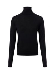 BOSS Sweter z golfem - Frizani Kobiety drobna dzianina czarny, M. Czarne swetry damskie Boss, m, bez wzorów, z dzianiny, biznesowe, bez kołnierzyka, bez ramiączek, bez kaptura. Za 549.95 zł.