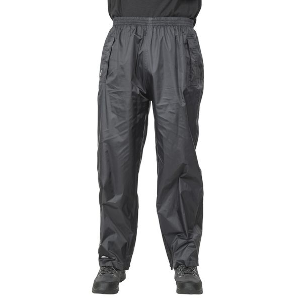 Spodnie Trespass Qikpac - unisex Packaway Trs czarne. Czarne spodnie materiałowe męskie Trespass, m, bez wzorów, z materiału. Za 131.05 zł.