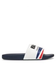 Blauer Klapki S6JASPER01/USA Biały. Białe klapki męskie Blauer, z syntetyku. Za 219.99 zł.