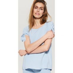 Koszulka z krótkim rękawem - Niebieski. T-shirty damskie marki House. W wyprzedaży za 19.99 zł.