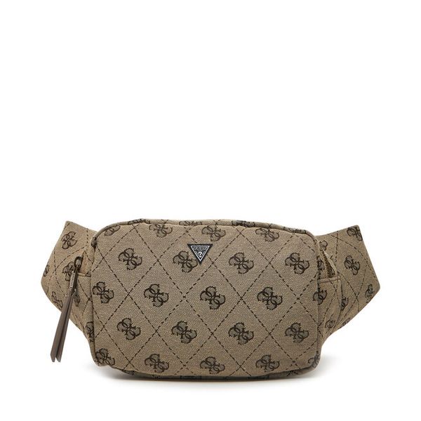 Nerka Guess. Brązowe saszetki męskie Guess, młodzieżowe, małe. Za 119.99 zł.